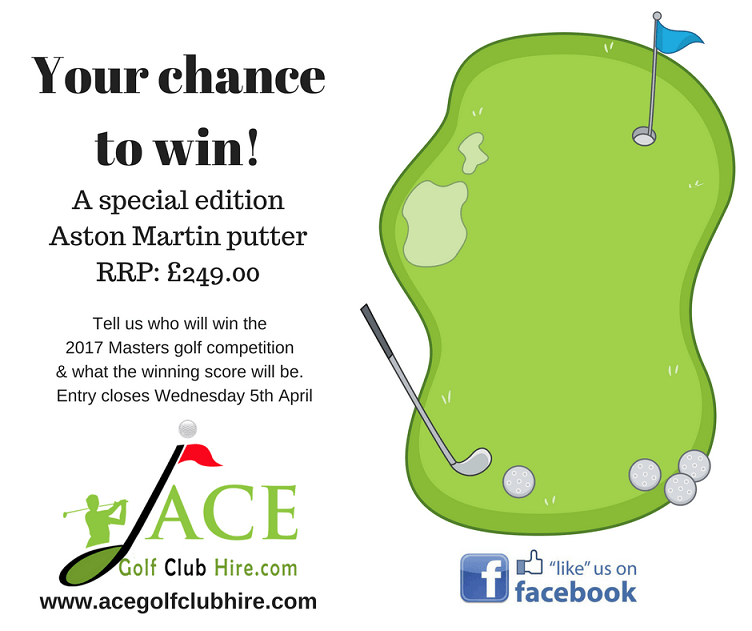 Win a special edition Aston Martin Putter worth £249.00